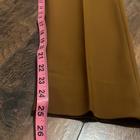 Zara Brown Trouser Dress Pants Cropped Ankle Petite - Picture 2 of 6